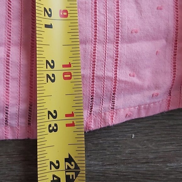 Carroll Reed Classics Girls Short-Sleeved Pink Button-Down Shirt Size 8 - Picture 5 of 5